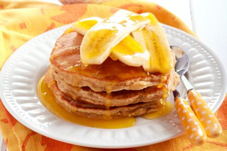 Banana Oat Pancakes Recipe (dairy-free, nut-free and soy-free)
