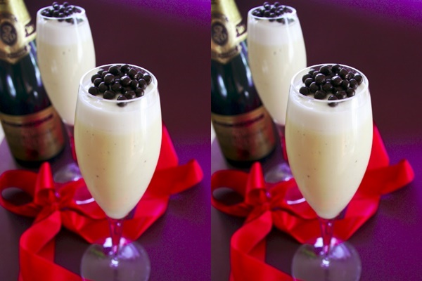 Vegan Champagne Custard - Double Up for Celebrations