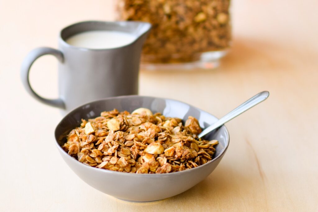 Dairy-Free Overnight Granola Recipe - with vegan, gluten-free, and nut-free options and various other variations and tips