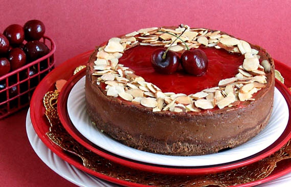Chocolate Cherry Vegan Cheesecake Recipe by Robin Robertson