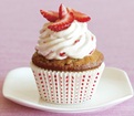 Strawberry Coconut Flour Cupcakes from Gluten-Free Cupcakes - Dairy-Free