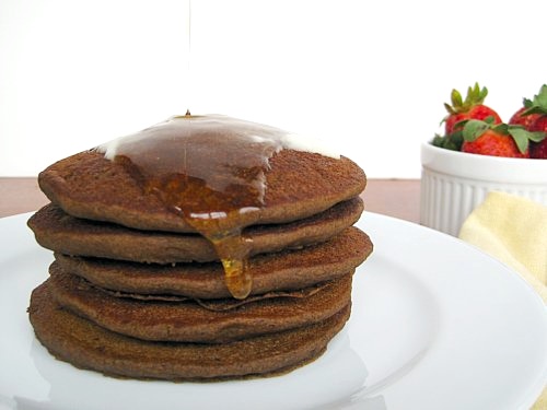 Easy Overnight Buckwheat Pancakes - naturally gluten-free, vegan, wholesome and raised with yeast!