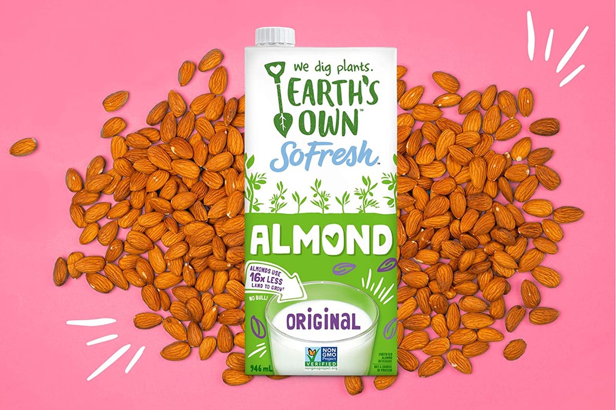 Earth's Own Almond Milk Reviews and Info - Canadian brand that's dairy-free, soy-free, gluten-free, and vegan