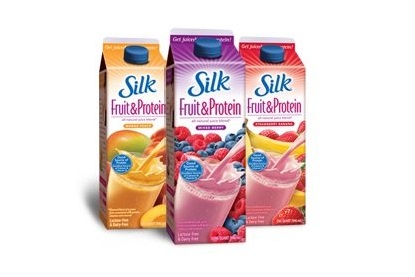 Silk Fruit & Protein Soymilk-Fruit Juice Blends