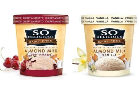 So Delicious Dairy Free Almond Milk Ice Cream - Dairy-Free, Vegan, Low Sugar, and Low Fat