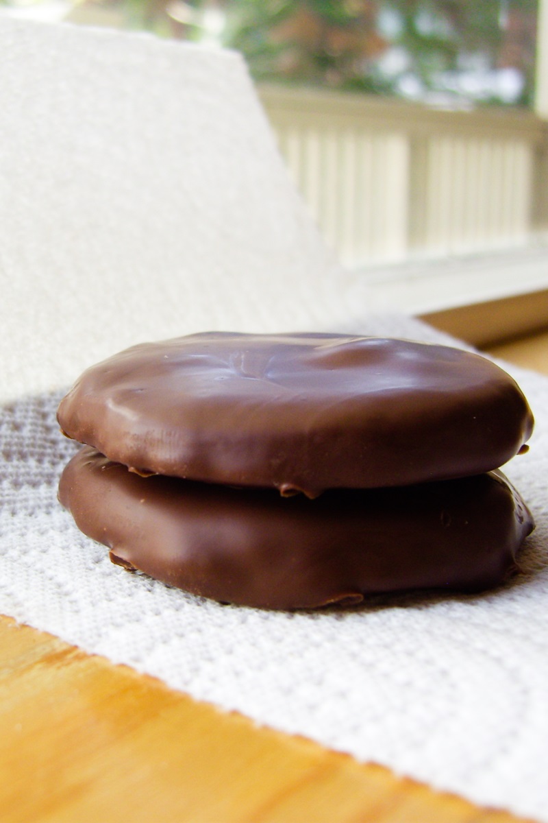 Dairy-Free Girl Scout Thin Mint Cookies Recipe (optionally Vegan) - also nut-free and soy-free!