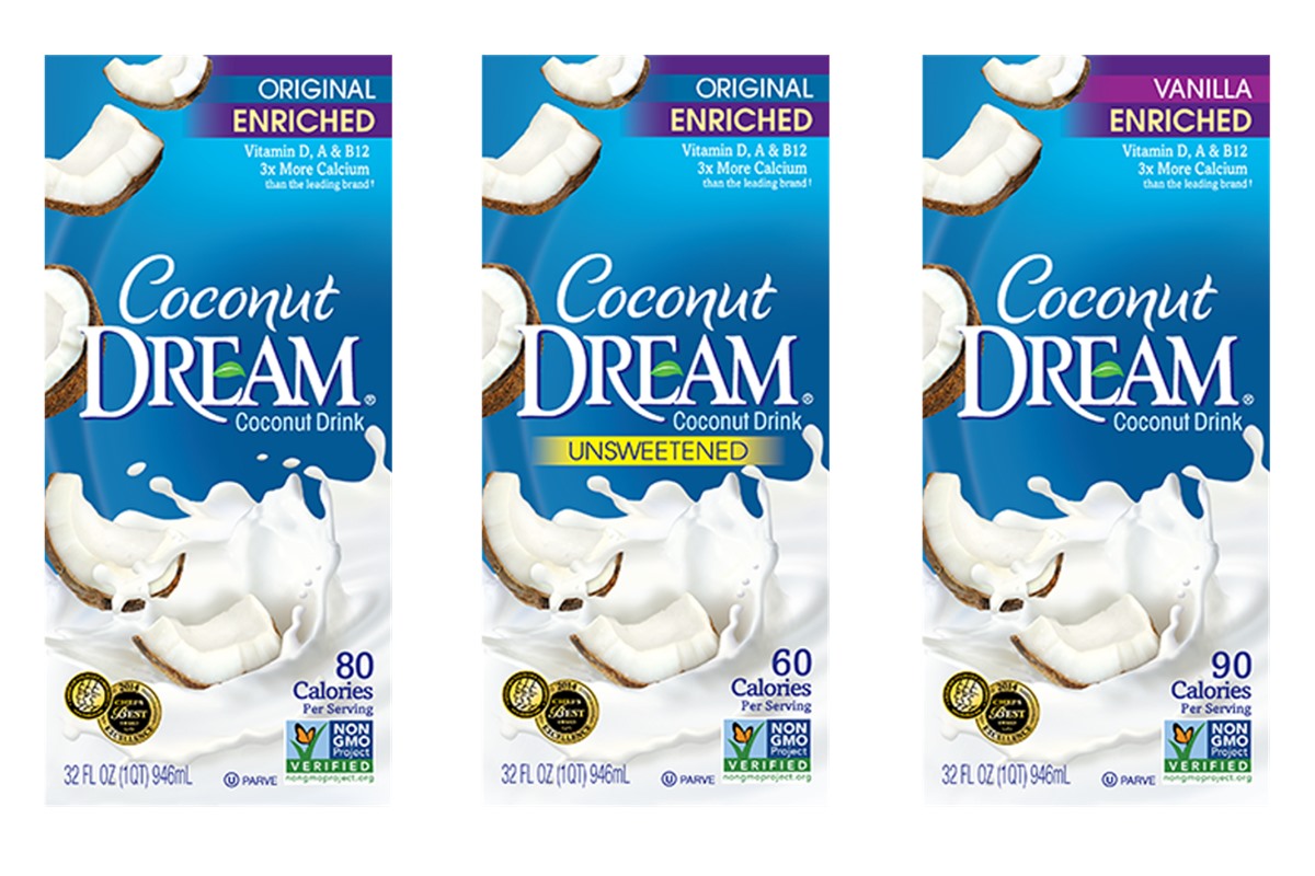 Coconut Dream Milk Beverages Review and Information - Ingredients, Ratings and more for this dairy-free, vegan coconut milk beverage product line.