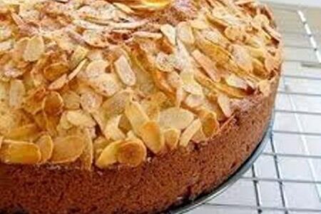 Semolina Almond Cake w/ Lemon Glaze - Dairy-Free, optionally Gluten-Free