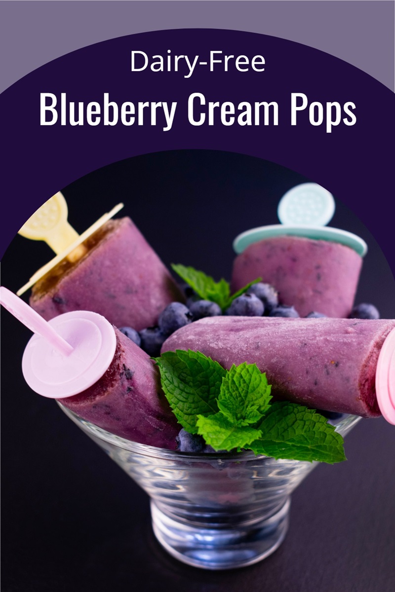 Dairy-Free Blueberry Cream Pops Recipe (Plant-Based)