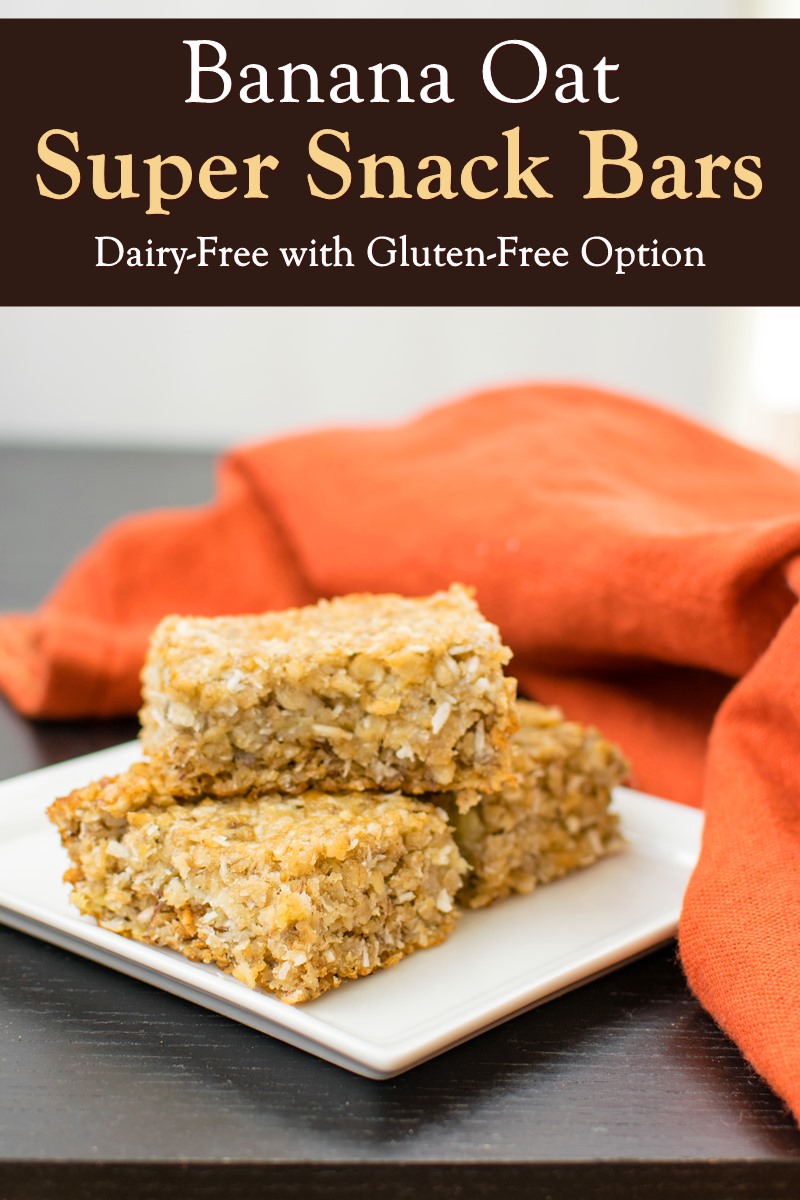 Super Banana Oat Snack Bars are a Hands Down Family Favorite