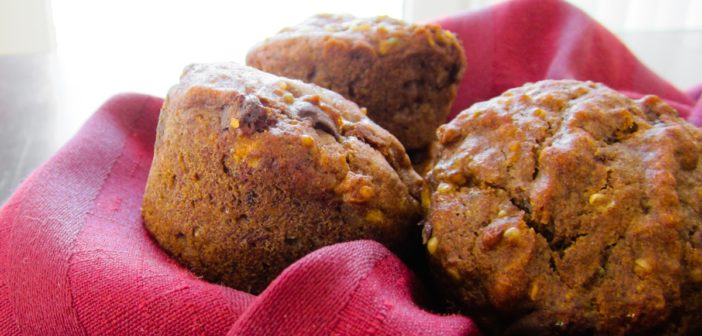 Healthy Vegan and Gluten-Free Power Muffins Recipe (also nut-free, soy-free, hearty, and delicious!)