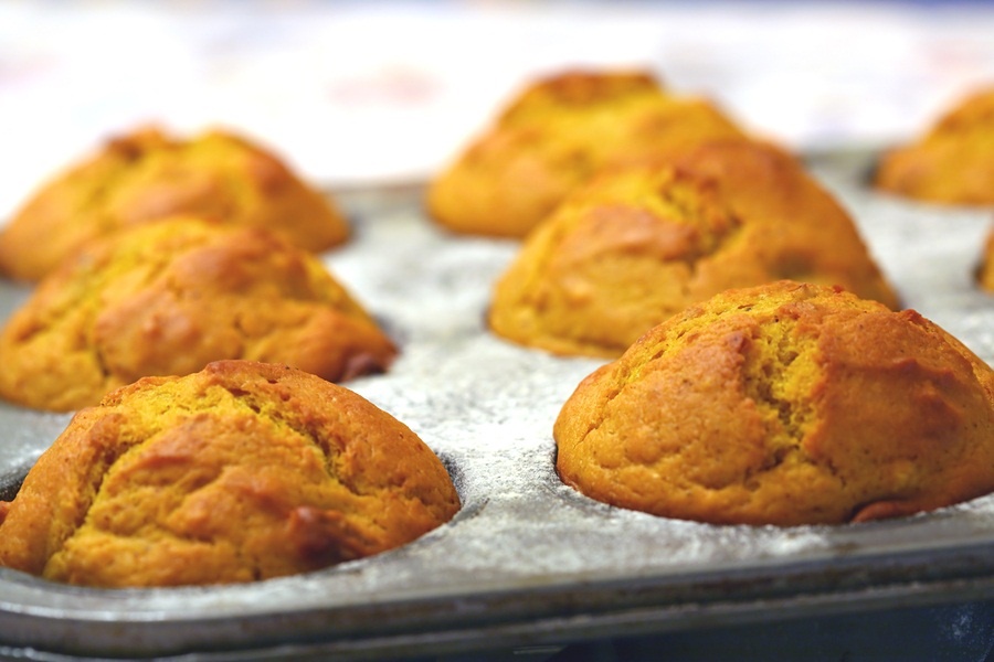 Low Fat Roasted Butternut Squash Muffins Recipe - Deliciously Dairy-Free!