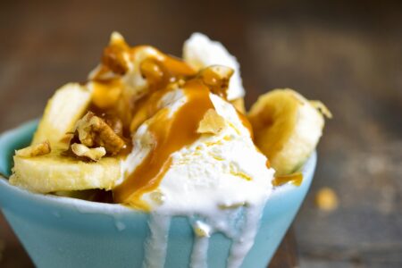 Bananas Foster Coconut Ice Cream Recipe - Dairy-Free, gluten-free, vegan