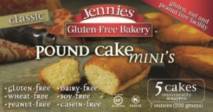 Jennie's Gluten-Free Pound Cake Mini's - Dairy-Free