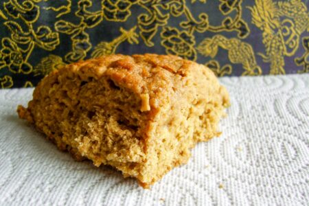 Whole Wheat Apple Cinnamon Vegan Scones Recipe with Gluten-Free Option - refined sugar-free, butterless, made with healthy whole grains