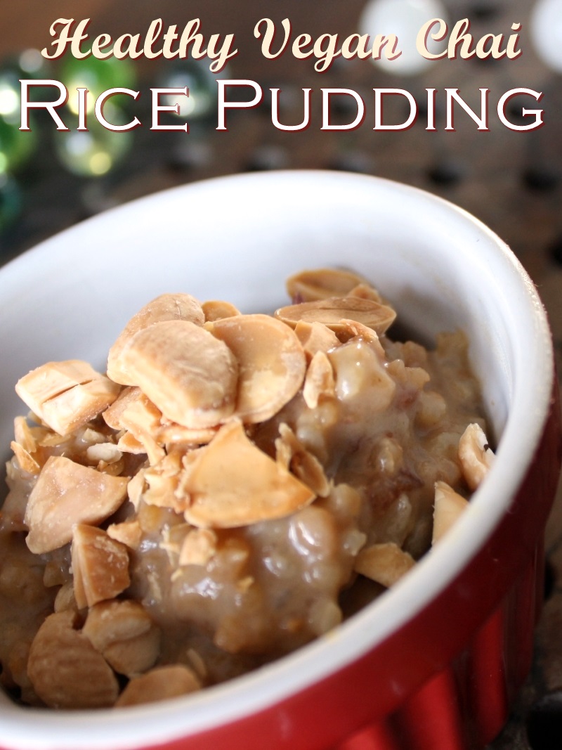 Healthy Vegan Chai Rice Pudding Recipe