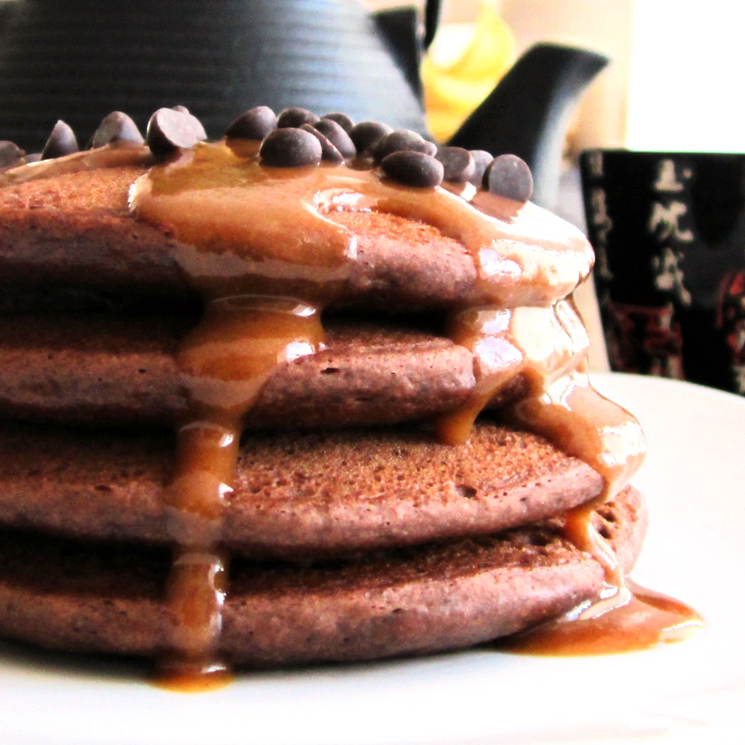 Peanut Butter Chocolate Pancakes Recipe (Dairy-Free)