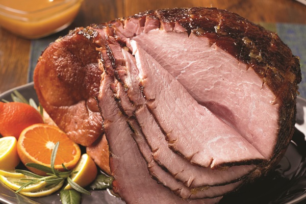 Spiced Grilled Ham with Citrus Glaze