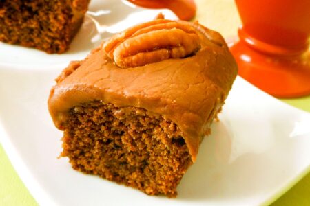 Wacky Cola Cake with Cola Fudge Frosting Recipe - dairy-free, egg-free, vegan friendly - can use Coca-Cola or natural cola
