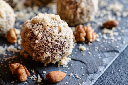 Vegan Chocolate Almond Truffles Recipe (by a Cooking Cardiologist!)
