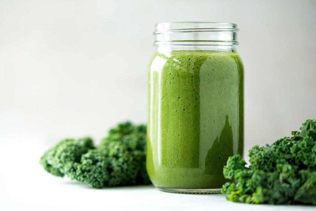 Dairy-Free Kale Fruit Smoothie Recipe - also plant-based, paleo, added sugar-free, top allergen-free, and banana-free!