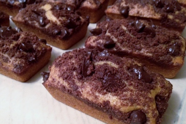 Chocolate Chai Mini Coffee Cakes - Vegan Recipe