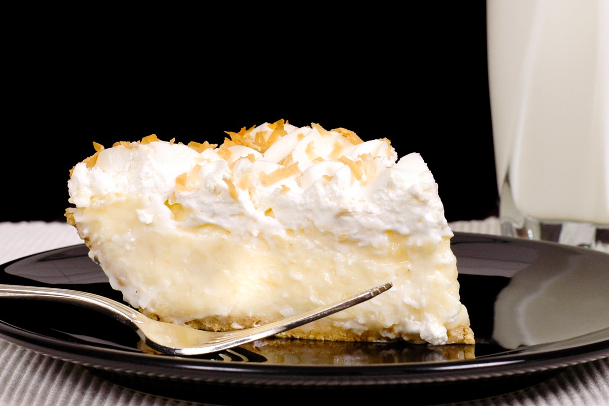 The Best Vegan Coconut Cream Pie Recipe - naturally dairy-free and infused with rich, creamy, flavorful coconut throughout! Also soy-free and gluten-free option.