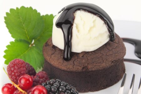Vegan Mini Chocolate Cakes Recipe - for the perfect dairy-free, nut-free, soy-free personal sundaes!