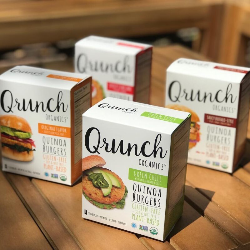 Qrunch Quinoa Burgers Pack Ancient Grains into a Modern Patty - Reviews and Info - Vegan, Gluten-Free, Top Allergen-Free