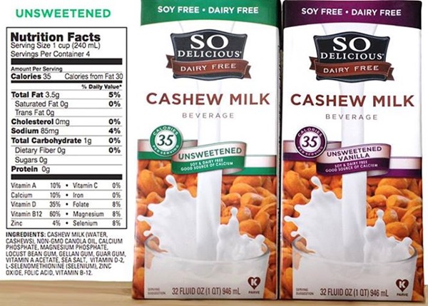 So Delicious Dairy Free Cashew Milk Review - Go Dairy Free