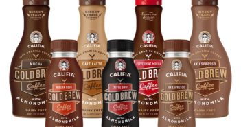 Califia Farms Cold Brew Coffee with Almondmilk Reviews and Info - in several Dairy-Free, Vegan, Soy-Free Flavors. Pictured: All