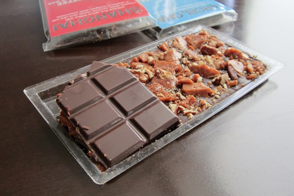 Dear Coco Toffee Chocolate Bars - Dairy-Free and Vegan - Chocolate Side 