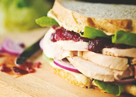 Turkey Cranberry Sandwiches Recipe - Healthy and Dairy-Free with Holiday Leftovers (gluten-free optional)