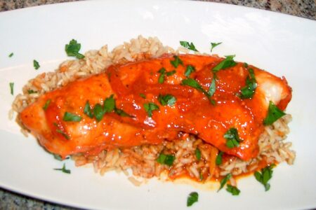 Thai Tilapia Recipe made Fast & Easy with a Rich Red Curry - homemade, naturally dairy-free, gluten-free, nut-free, and soy-free!