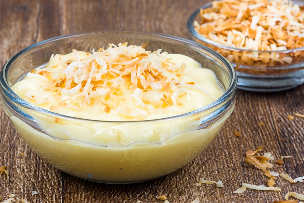 Dairy-Free Coconut Custard Recipe - naturally nut-free and soy-free, with gluten-free option. 