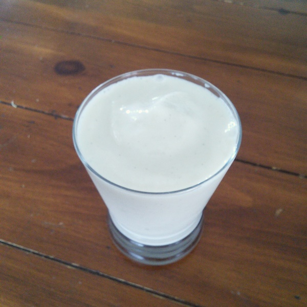 Vegan Pina Colada Milkshakes: Just three ingredients! (dairy-free, gluten-free, soy-free)