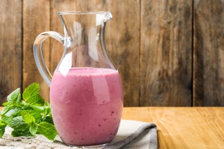 Dairy-Free Berry Mint Smoothies Recipe - refreshing, healthy, plant-based