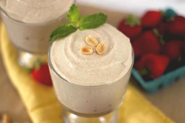Healthy Dairy-Free Peanut Butter Mousse