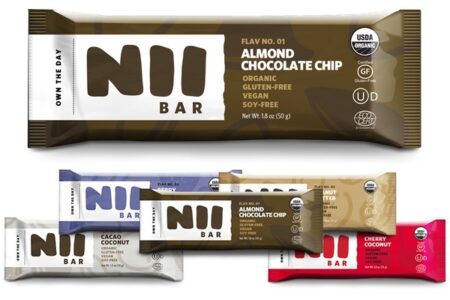 Nii Organic Nutrition Bars: Vegan, Dairy-Free, Gluten-Free, Soy-Free