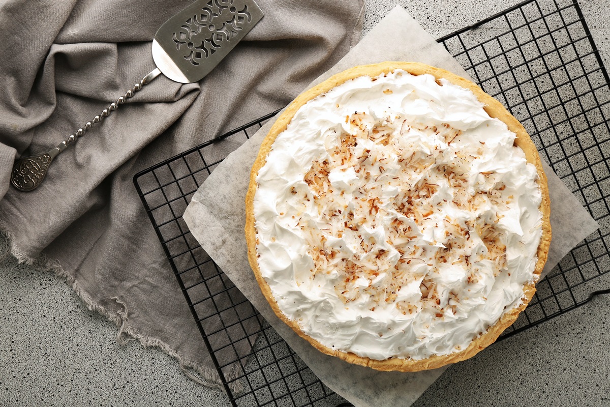 Dairy-Free Coconut Cream Pie Recipe - A Classic made the Old-Fashioned Way, but without Dairy. Includes Gluten-Free Option