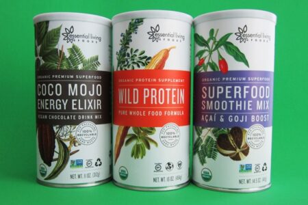 Essential Living Foods Superfood Smoothie Mixers: Organic, Raw, Vegan, Gluten-Free