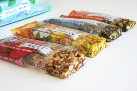Slow Food for Fast Lives Savory Snack Bars: Moroccan, Indian, Californian, and Thai (dairy-free, gluten-free)