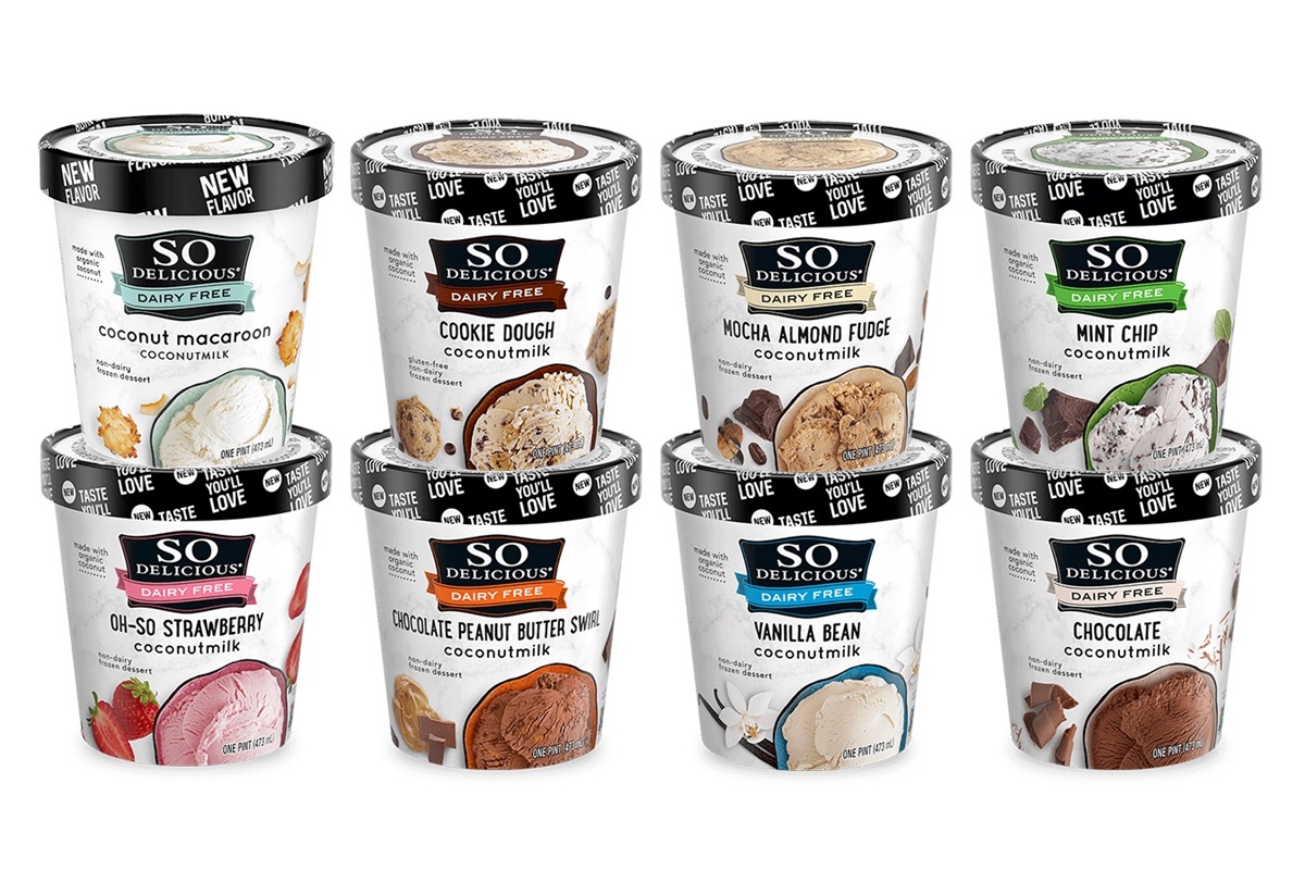 So Delicious Coconut Milk Ice Cream Reviews and Info - Dairy-Free, Gluten-Free, Soy-Free, Vegan. Pictured: 8 Flavors
