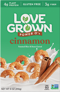 Love Grown Power O's Cereal Reviews and Info - dairy-free, gluten-free, vegan, high protein