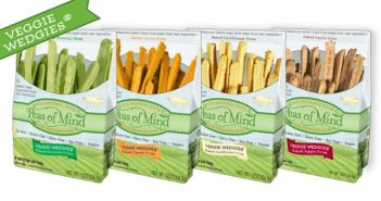 Peas of Mind Veggie Wedgies - Healthy Vegetable Fries for Kids (gluten-free, dairy-free, vegan, allergy-friendly)