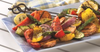 Easy Garlic and Herb Mixed Vegetable Grill Recipe (vegan, dairy-free, gluten-free, paleo)