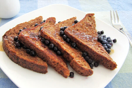 Vegan Buckwheat French Toast Recipe with Gluten-Free Option - Health, delicious, plant-based breakfast from the pantry!