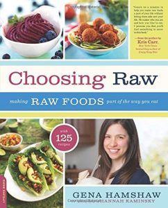 Choosing Raw Cookbook by Gena Hamshaw (sample recipe for Raw Blueberry Cheesecake)