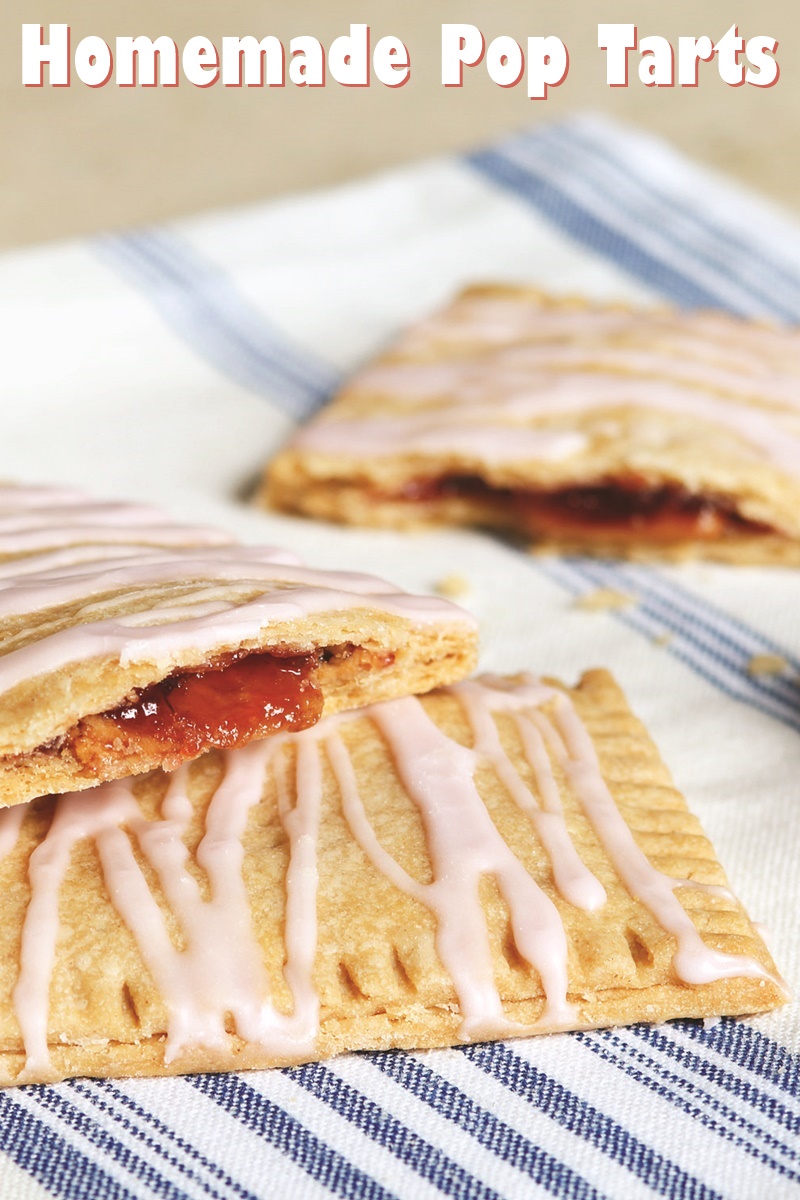 Peanut Butter and Jelly Breakfast Tarts - Better than Pop Tarts! Recipe is vegan and dairy-free.