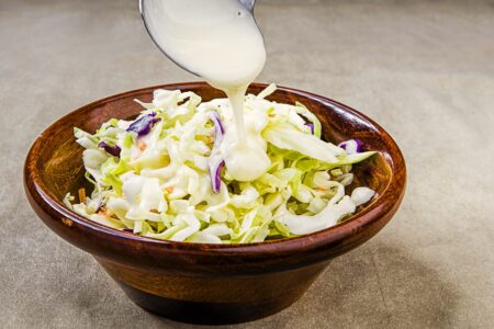 Mom's Classic Coleslaw Recipe is Naturally Dairy-Free and Gluten-Free (Vegan Option)